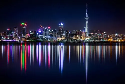 Auckland skyline, New Zealand
