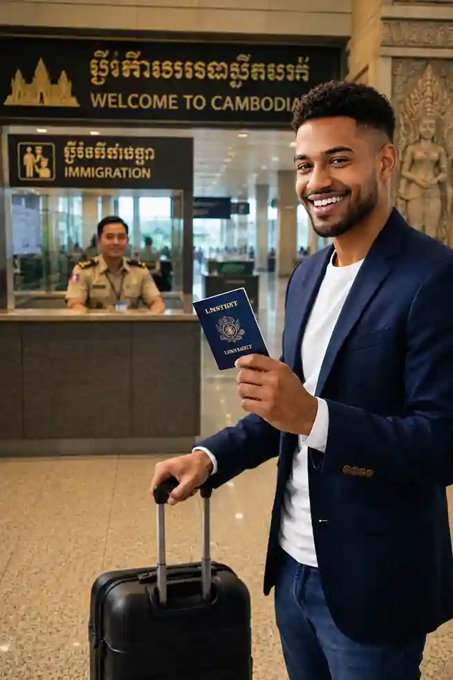 Cambodia e-Arrival online application